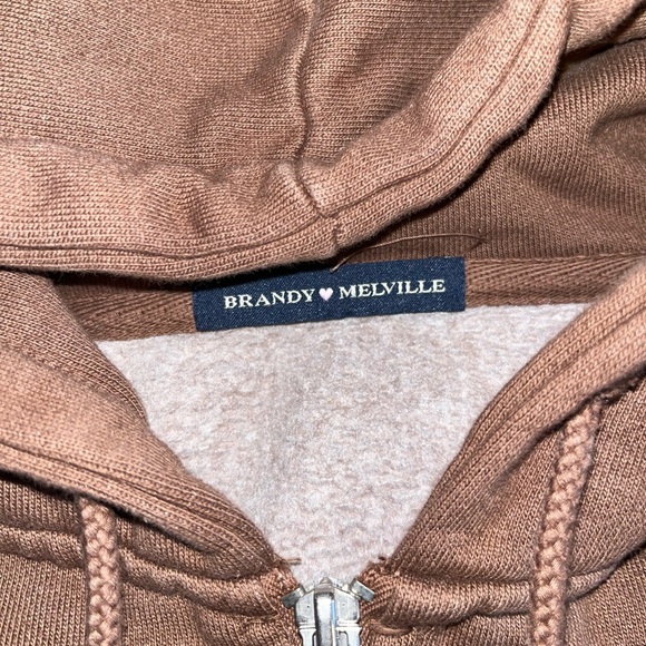 Brandy Melville Zip Up Hoodie - Picture 2 of 4